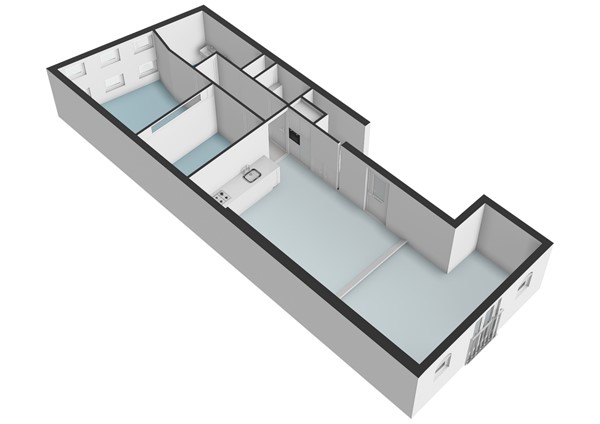 Floor plan - Reguliersgracht 82B, 1017 LV Amsterdam 